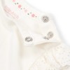 Witte t-shirt met bloemetjes - Short sleeve t-shirt white